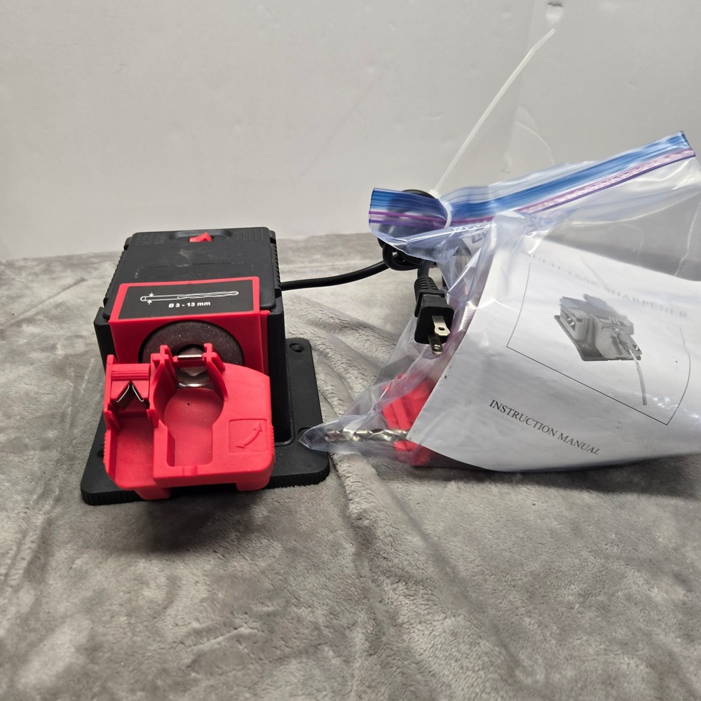 Electric Multi-Task Sharpener 110V 6000RPM for Drill Bits Knives Chisels Plane